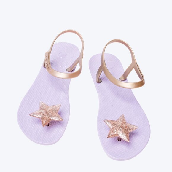 ZHOELALA – Sandals Comfort "BIG STAR" • Saturn Mist - Picture 2 of 10